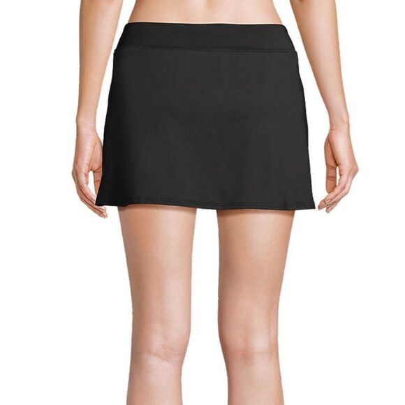 NWT Lands’ End Plus Size Black Athletic Swim Skirt Built in Liner - Size 1XL - Picture 2 of 9